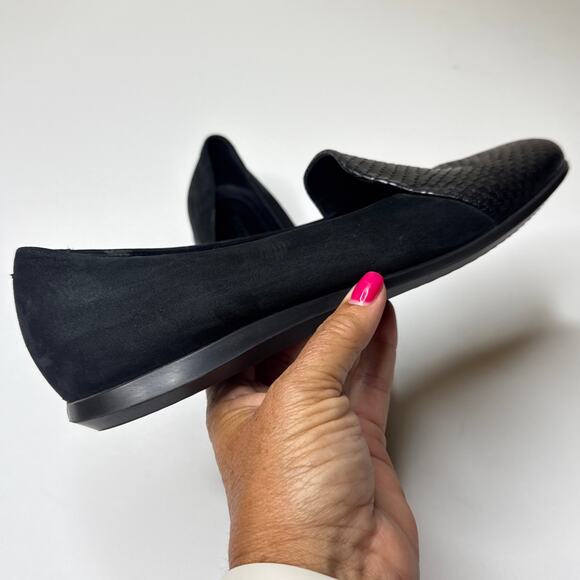ECCO Touch Ballerina 2.0 Women's EU 40 US 9 - 9.5 Black Leather Flats Slip On - Picture 5 of 10